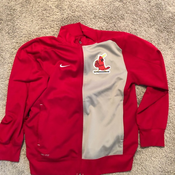 Nike Other - Stlouis Cardinals Nike Cooperstown track jacket